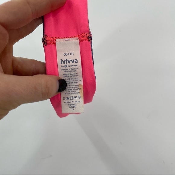 Ivivva by‎ Lululemon Reversible headband in Pink and Purple - Picture 5 of 6